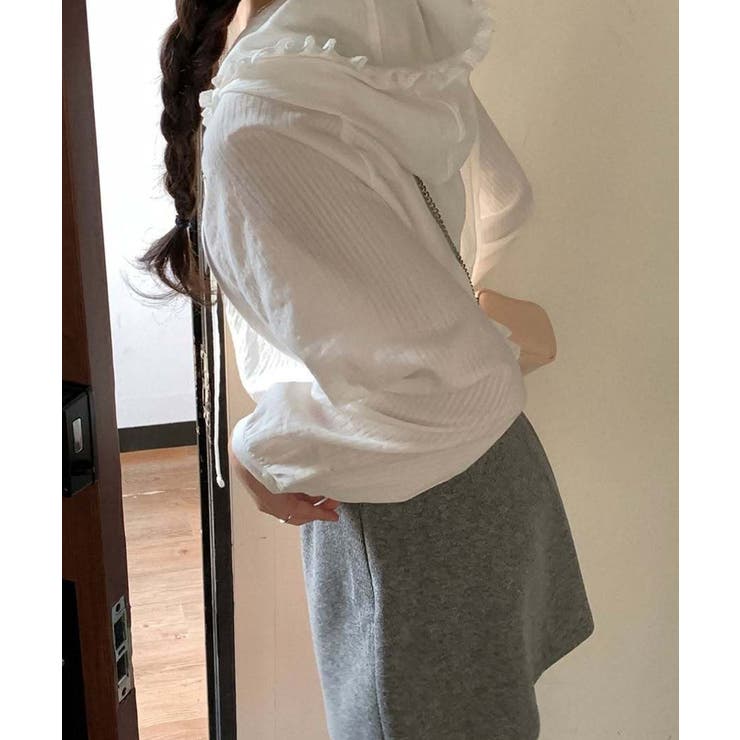 ピンタックフードシャツ | SpRay | 詳細画像5 