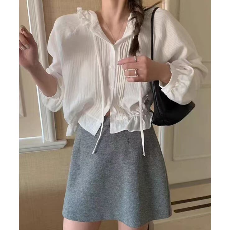 ピンタックフードシャツ | SpRay | 詳細画像8 