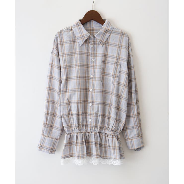 ドロスト裾レースシャツ | SpRay | 詳細画像16 