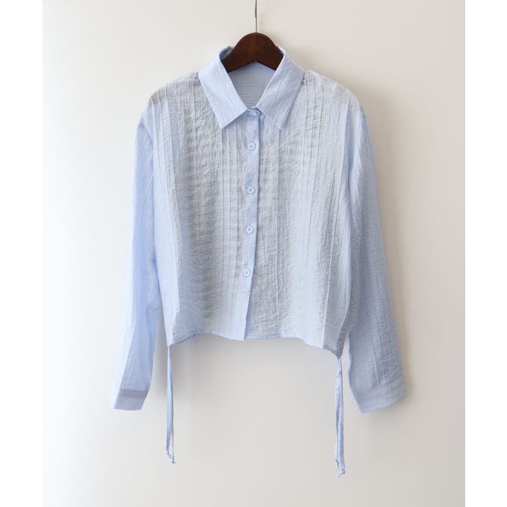 【2点セット】ボーダータンクトップサイドシャーリングシャツセット | SpRay | 詳細画像18 