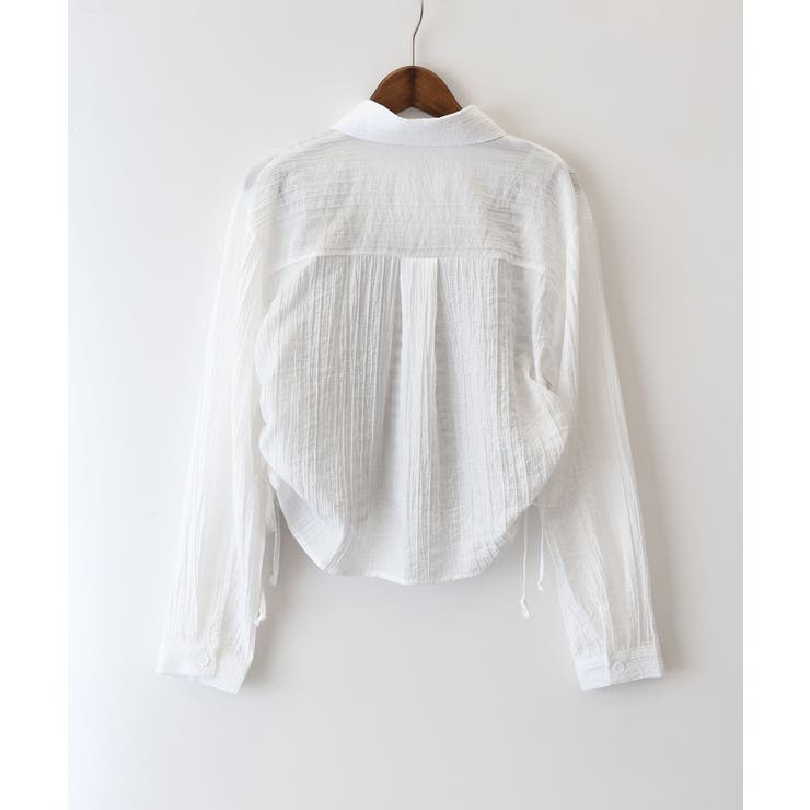 【2点セット】ボーダータンクトップサイドシャーリングシャツセット | SpRay | 詳細画像20 