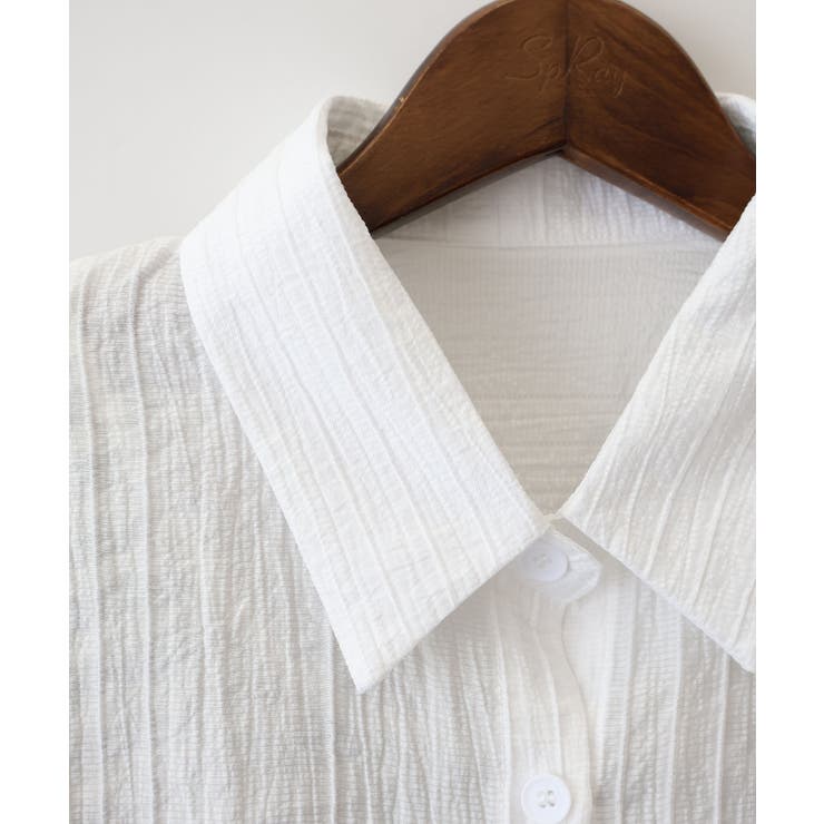 【2点セット】ボーダータンクトップサイドシャーリングシャツセット | SpRay | 詳細画像22 