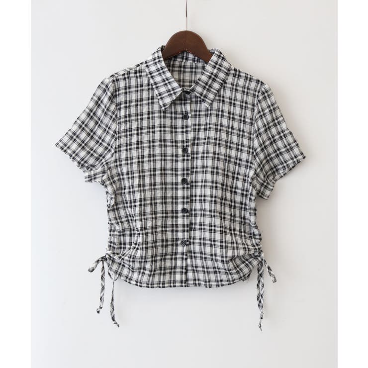 チェックサイドシャーリングシャツ | SpRay | 詳細画像35 