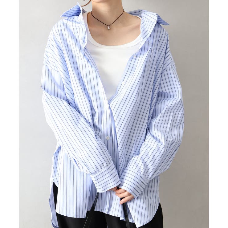 ストライプ3WAYシャツ | SpRay | 詳細画像13 