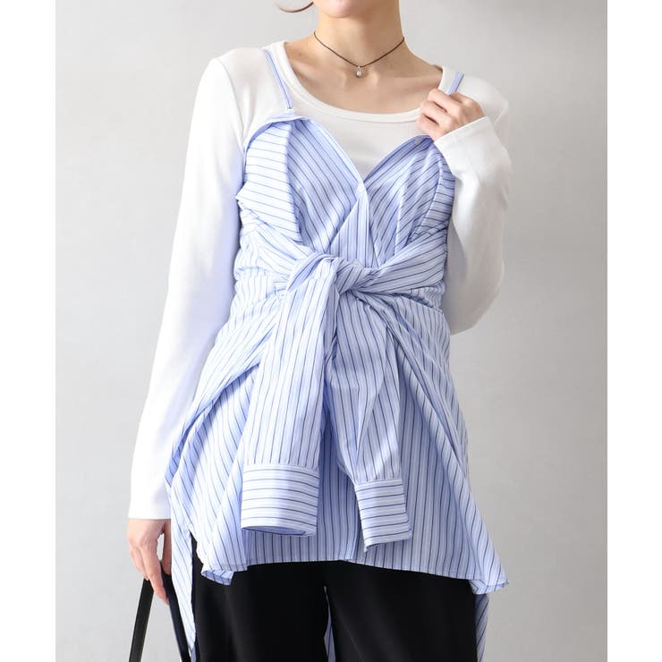 ストライプ3WAYシャツ | SpRay | 詳細画像15 