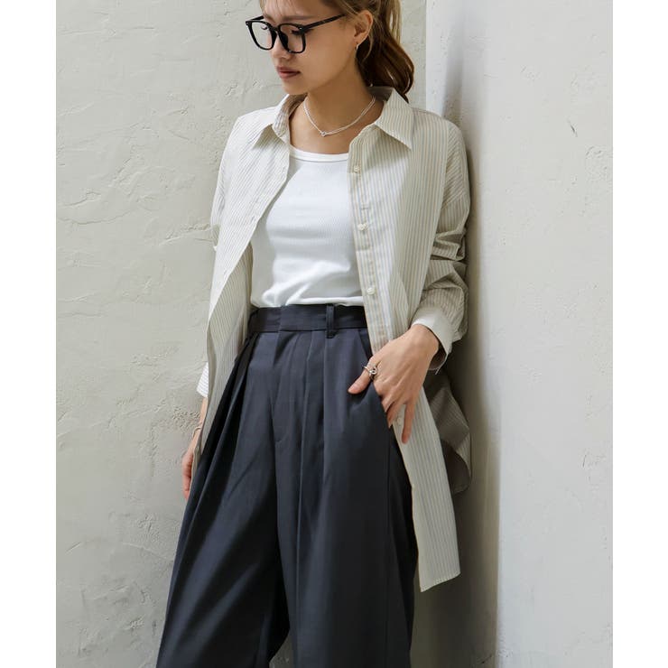 ストライプ3WAYシャツ | SpRay | 詳細画像18 