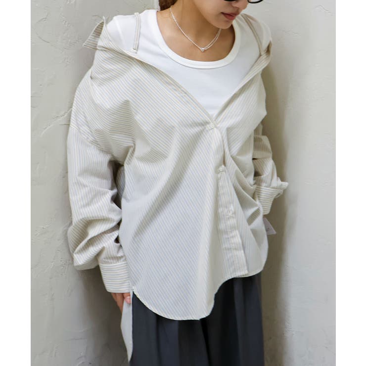 ストライプ3WAYシャツ | SpRay | 詳細画像20 