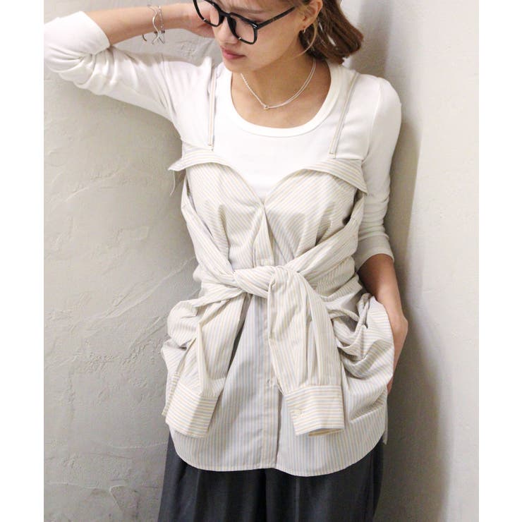 ストライプ3WAYシャツ | SpRay | 詳細画像22 