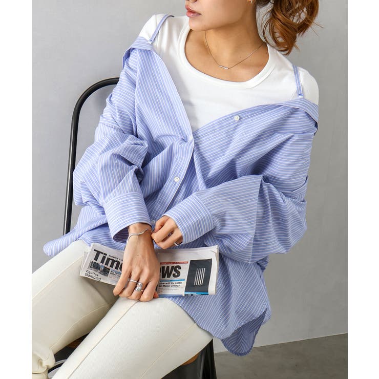 ストライプ3WAYシャツ | SpRay | 詳細画像40 