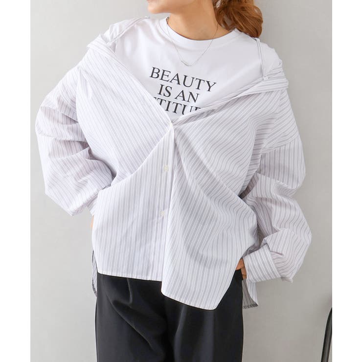 ストライプ3WAYシャツ | SpRay | 詳細画像44 