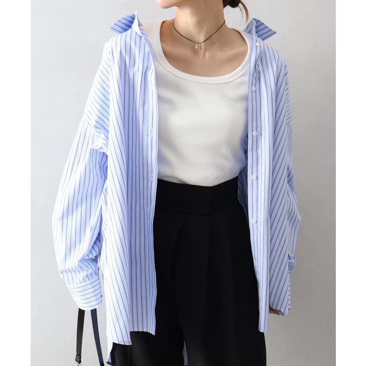 ストライプ3WAYシャツ | SpRay | 詳細画像4 