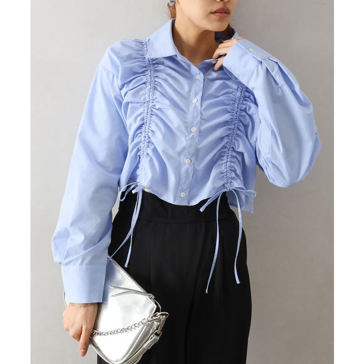 フロントシャーリングシャツ | SpRay | 詳細画像8 