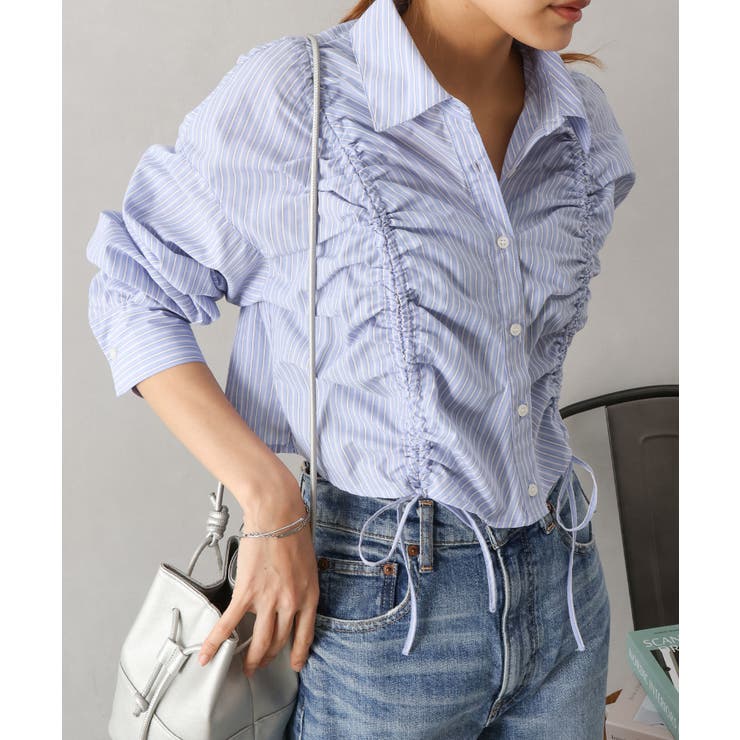 フロントシャーリングシャツ | SpRay | 詳細画像17 