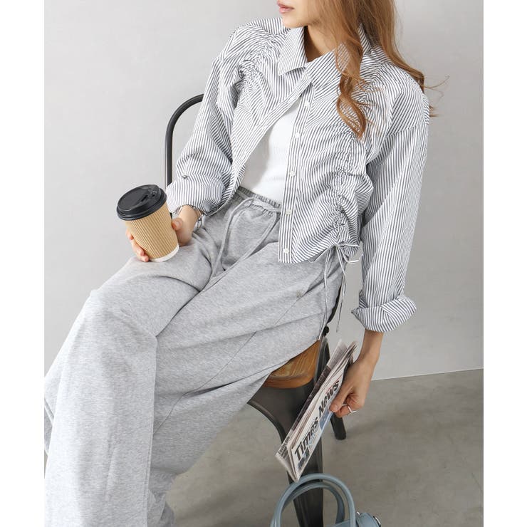 フロントシャーリングシャツ | SpRay | 詳細画像2 