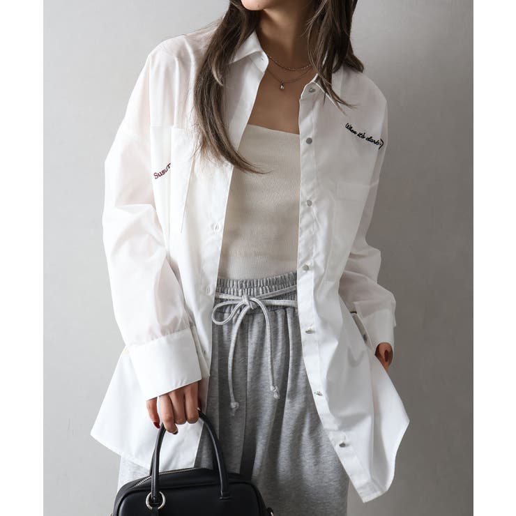 刺繍シャツ | SpRay | 詳細画像7 