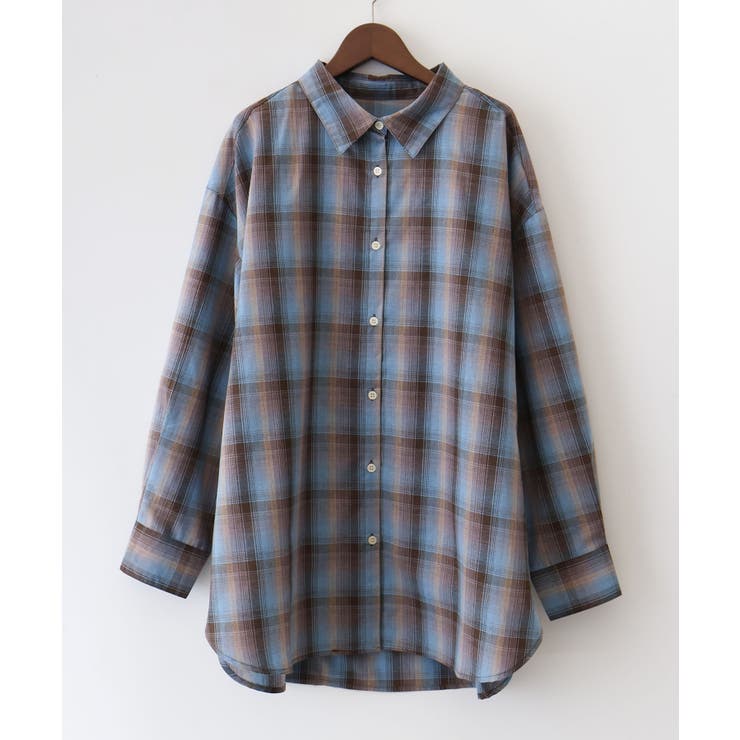 ブルー | チェック３ＷＡＹシャツ | SpRay