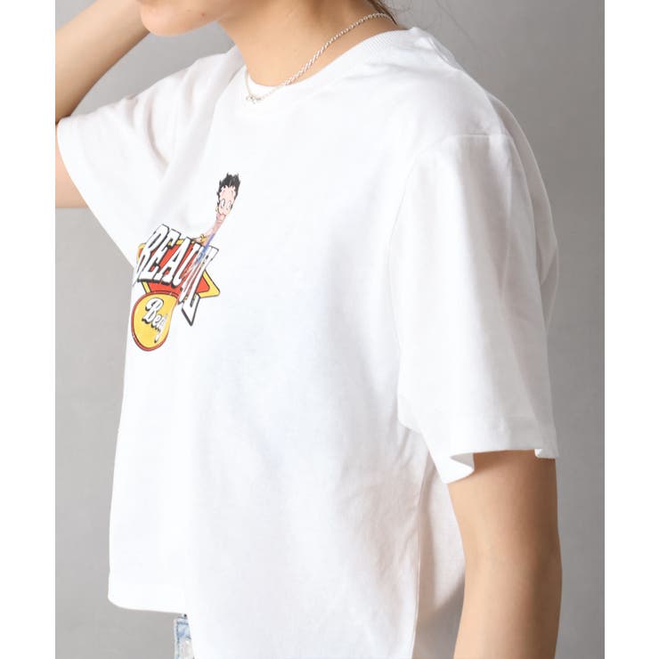 BETTYプリントショート丈Tシャツ | SpRay | 詳細画像10 