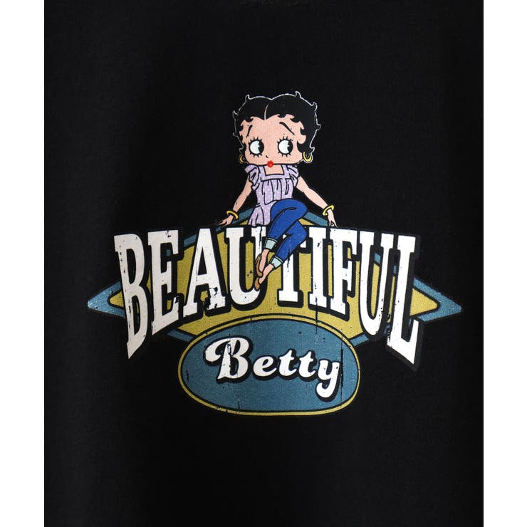 BETTYプリントショート丈Tシャツ | SpRay | 詳細画像13 