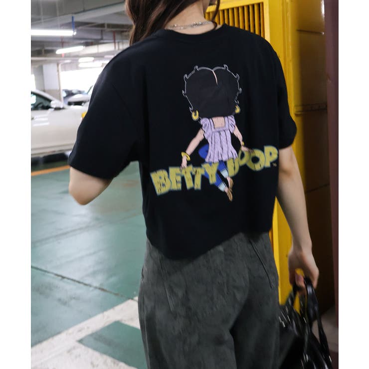 BETTYプリントショート丈Tシャツ | SpRay | 詳細画像22 