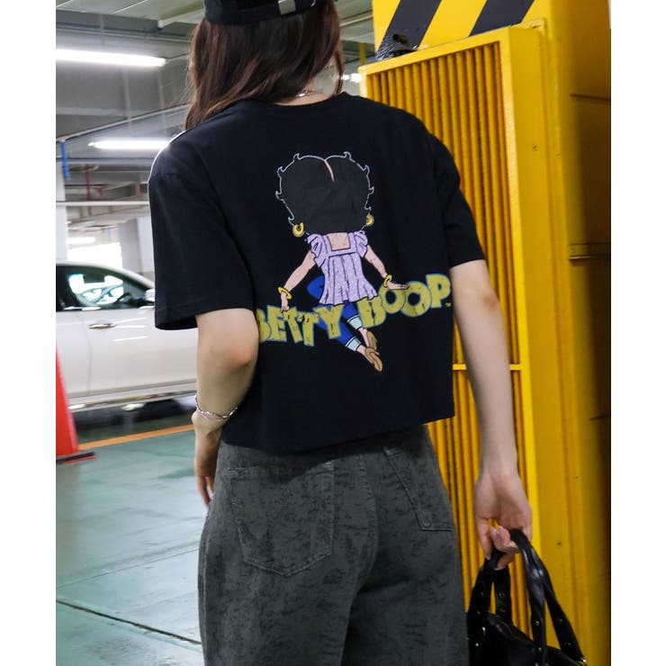 BETTYプリントショート丈Tシャツ | SpRay | 詳細画像24 