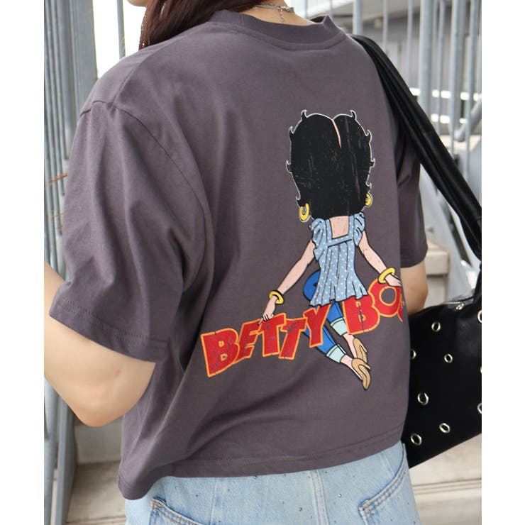 BETTYプリントショート丈Tシャツ | SpRay | 詳細画像35 