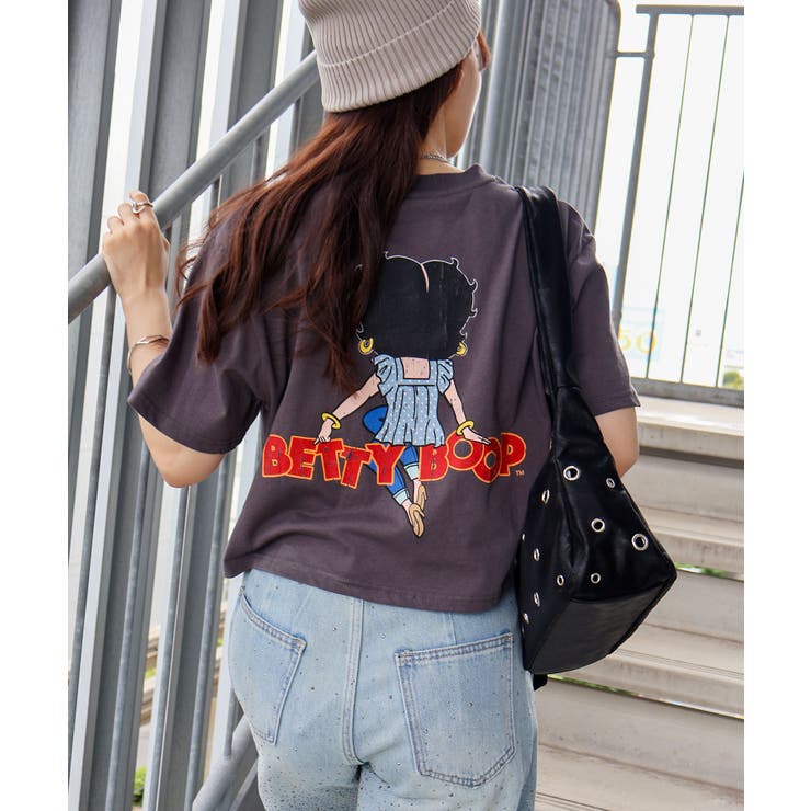 BETTYプリントショート丈Tシャツ | SpRay | 詳細画像36 