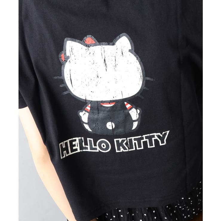 KITTYプリントショート丈Tシャツ | SpRay | 詳細画像22 
