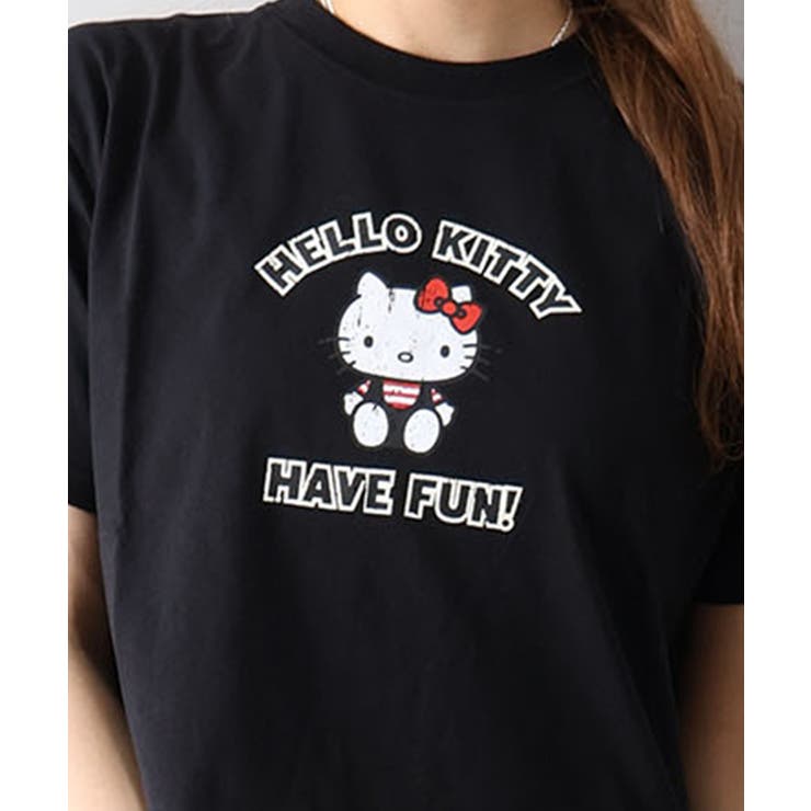KITTYプリントショート丈Tシャツ | SpRay | 詳細画像24 