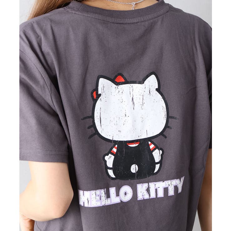 KITTYプリントショート丈Tシャツ | SpRay | 詳細画像25 