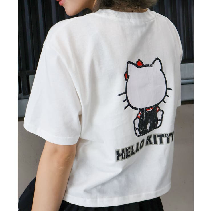 KITTYプリントショート丈Tシャツ | SpRay | 詳細画像34 