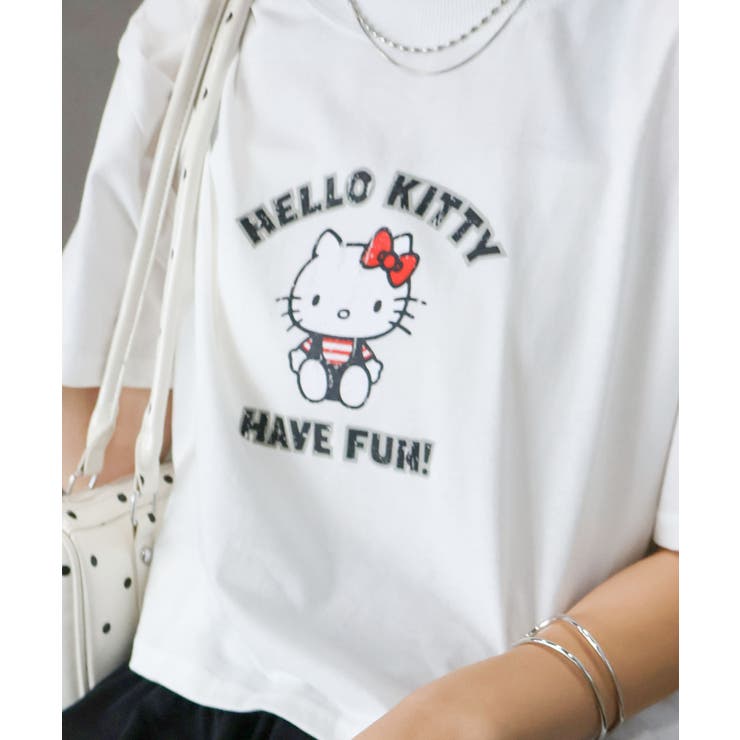 KITTYプリントショート丈Tシャツ | SpRay | 詳細画像39 
