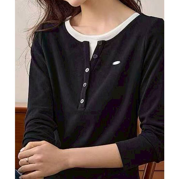 配色ヘンリーフェイクレイヤード | SpRay | 詳細画像8 