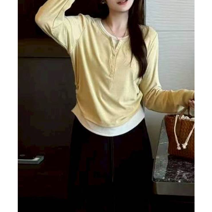 配色ヘンリーフェイクレイヤード | SpRay | 詳細画像10 