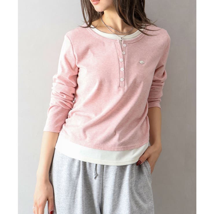 配色ヘンリーフェイクレイヤード | SpRay | 詳細画像16 