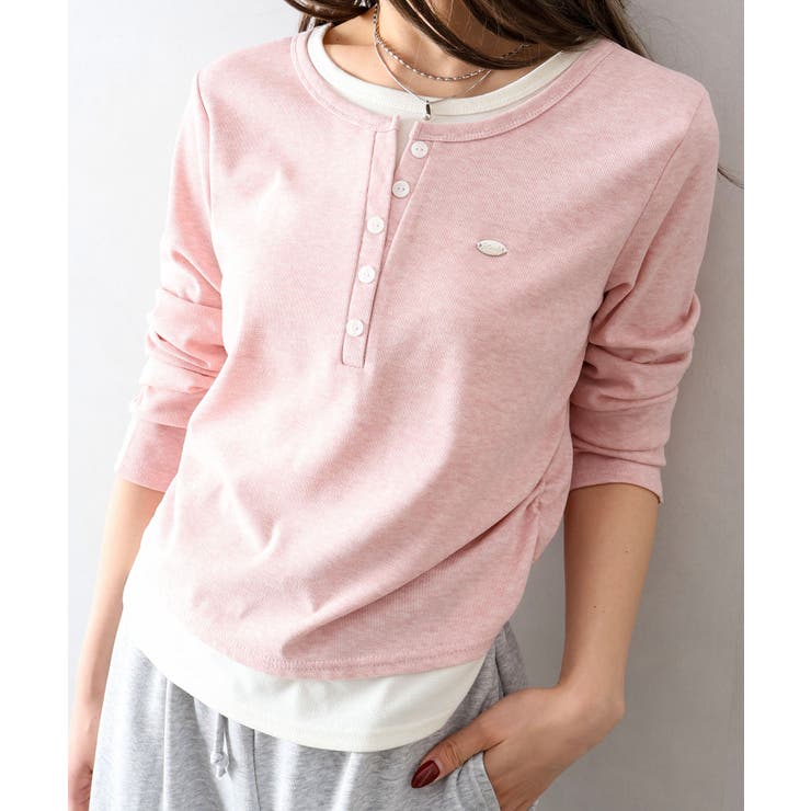 配色ヘンリーフェイクレイヤード | SpRay | 詳細画像18 