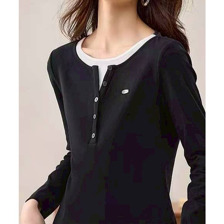 配色ヘンリーフェイクレイヤード | SpRay | 詳細画像7 