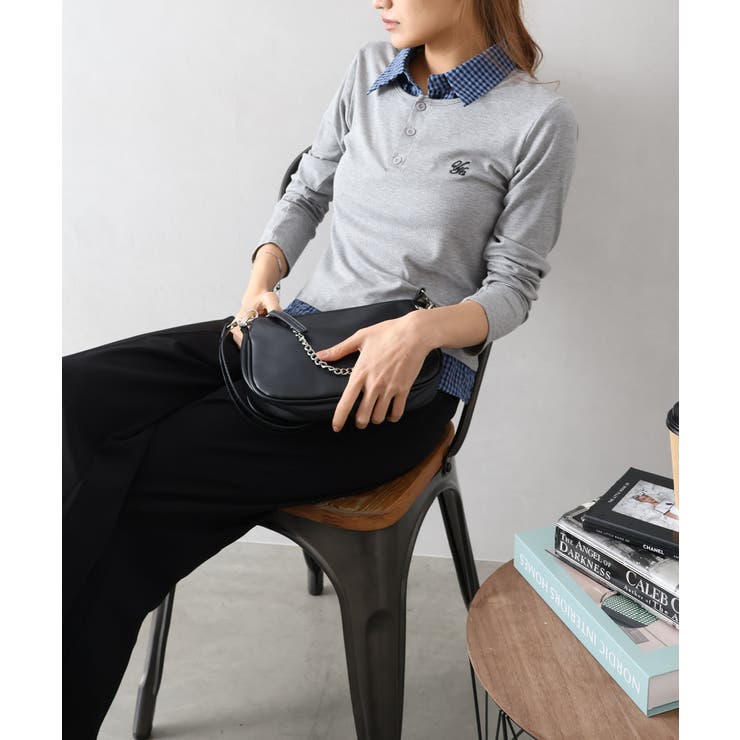 テレコｘチェックレイヤードスキッパー | SpRay | 詳細画像11 