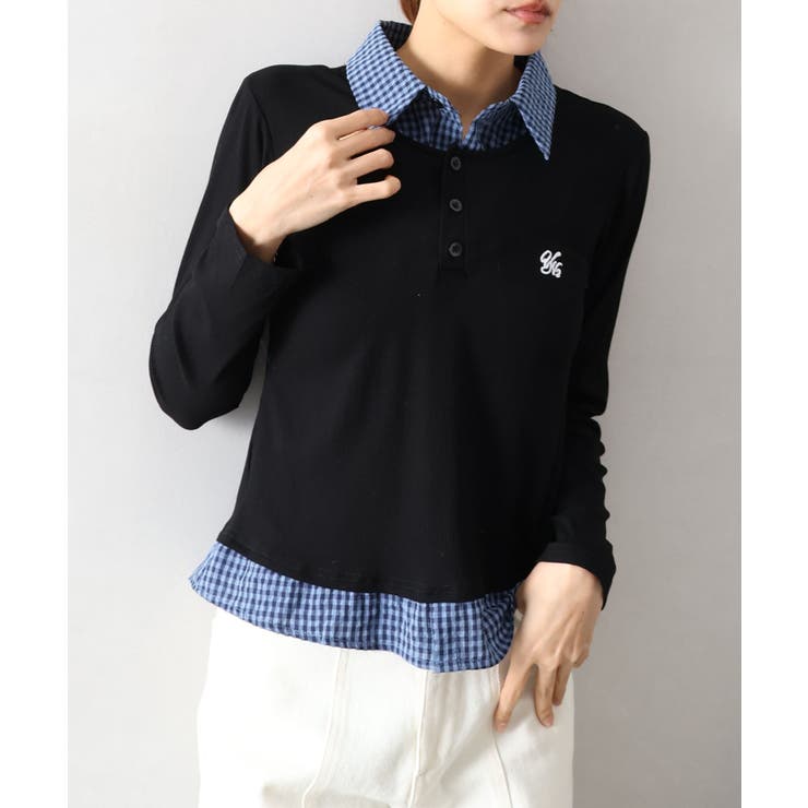 テレコｘチェックレイヤードスキッパー | SpRay | 詳細画像25 