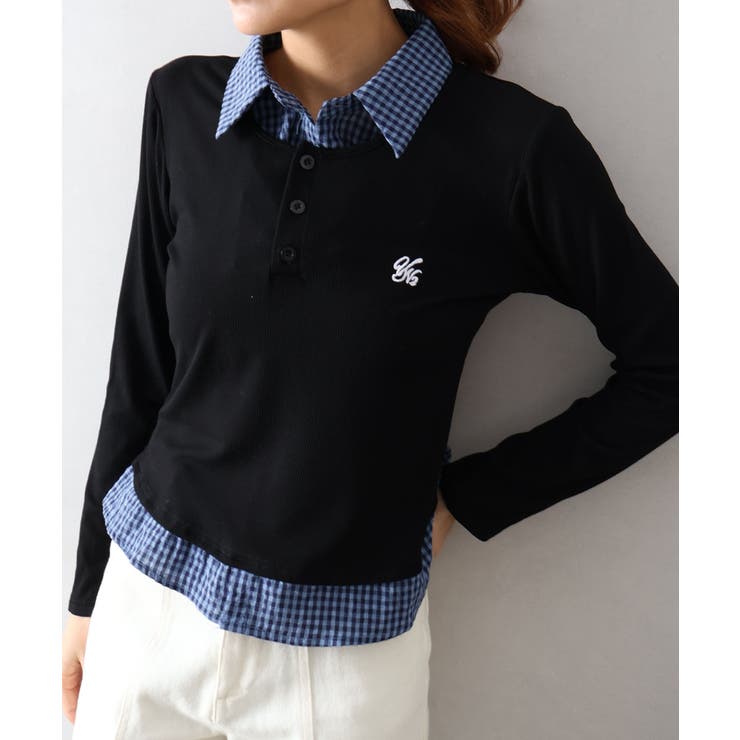 テレコｘチェックレイヤードスキッパー | SpRay | 詳細画像27 