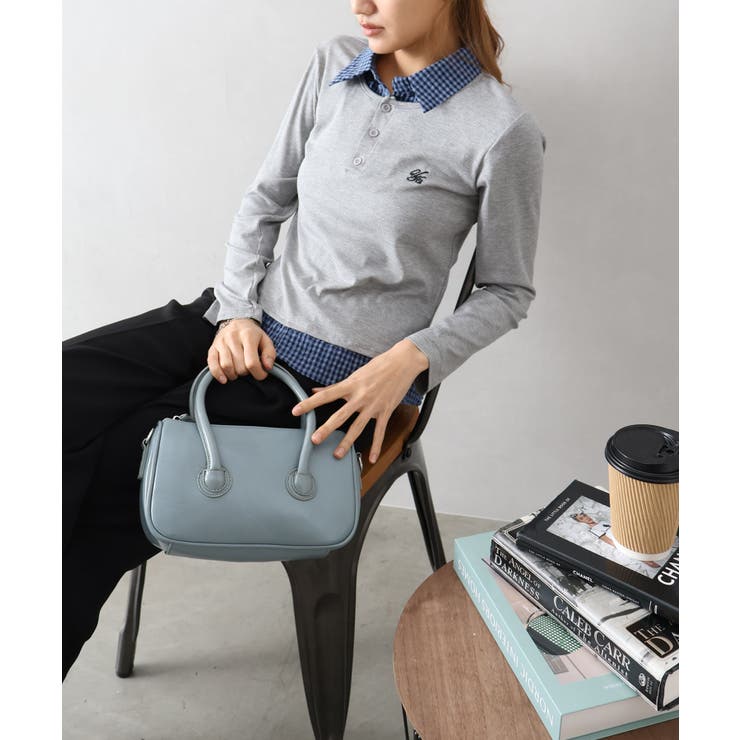 テレコｘチェックレイヤードスキッパー | SpRay | 詳細画像8 