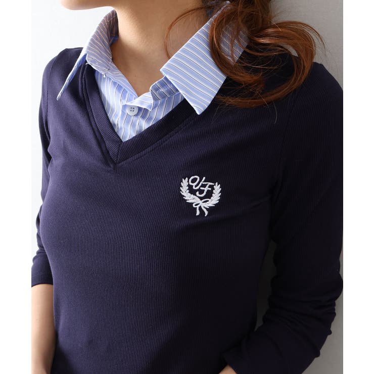 テレコｘストライプレイヤードプルオーバー | SpRay | 詳細画像17 