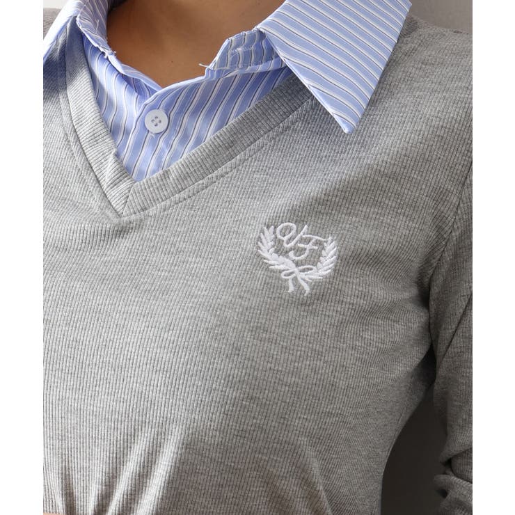 テレコｘストライプレイヤードプルオーバー | SpRay | 詳細画像34 