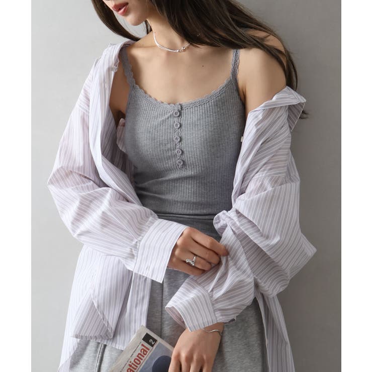 カップ付ヘンリーキャミソール | SpRay | 詳細画像11 