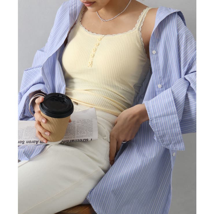 カップ付ヘンリーキャミソール | SpRay | 詳細画像12 