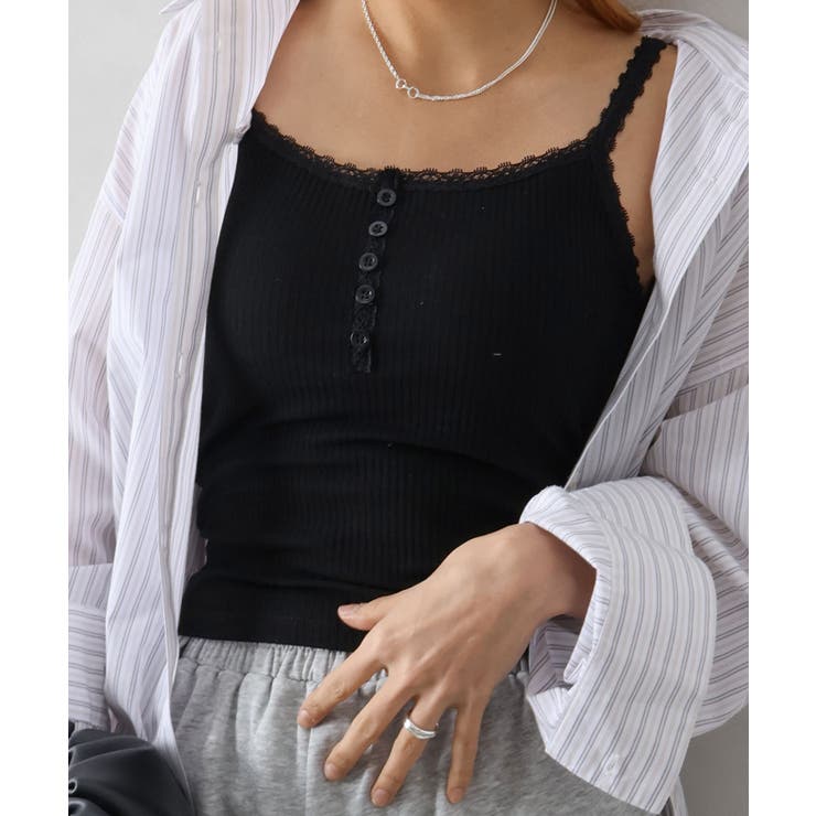 カップ付ヘンリーキャミソール | SpRay | 詳細画像15 