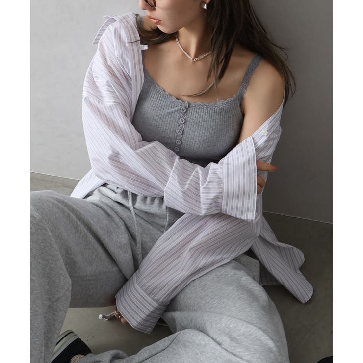 カップ付ヘンリーキャミソール | SpRay | 詳細画像4 