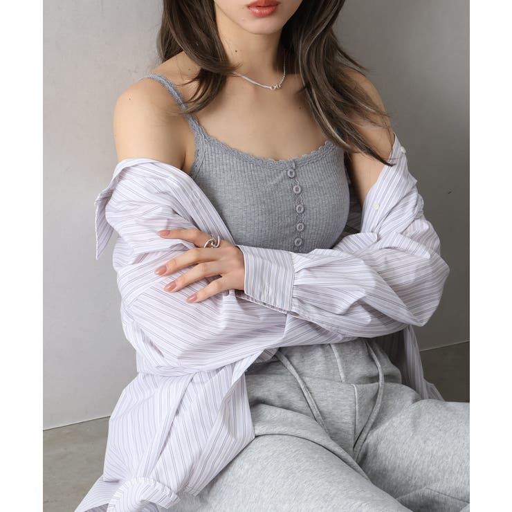 カップ付ヘンリーキャミソール | SpRay | 詳細画像5 