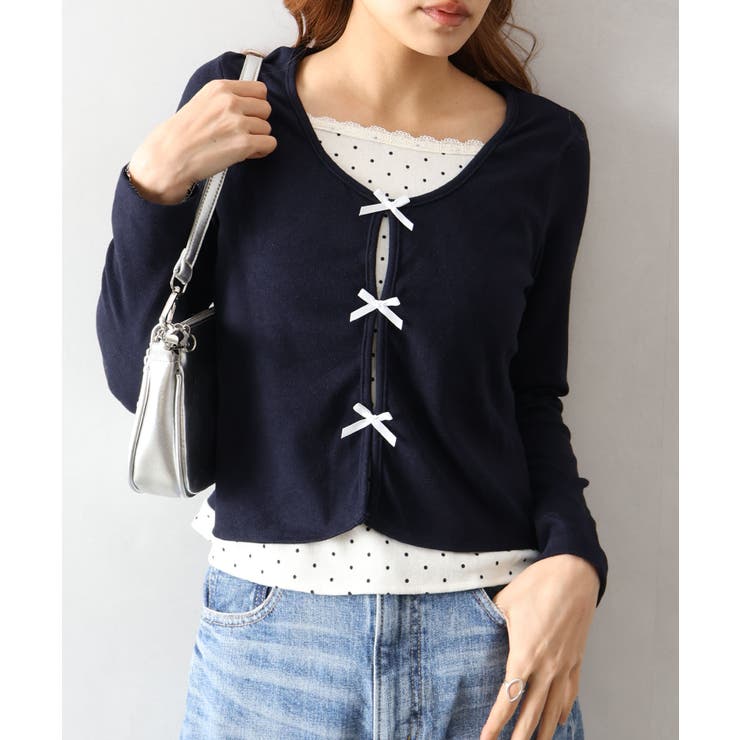 ドットインナーリボンフェイクレイヤード | SpRay | 詳細画像14 