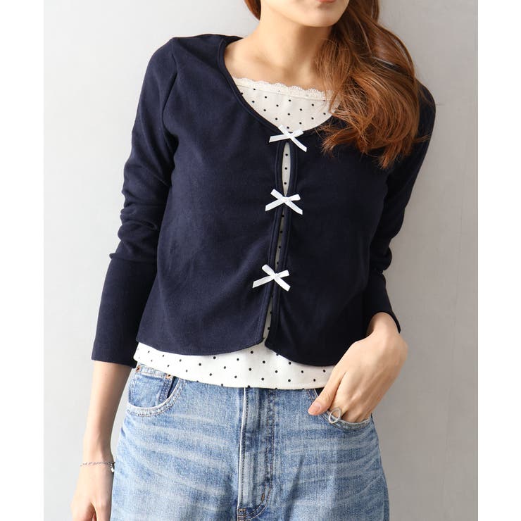 ドットインナーリボンフェイクレイヤード | SpRay | 詳細画像18 