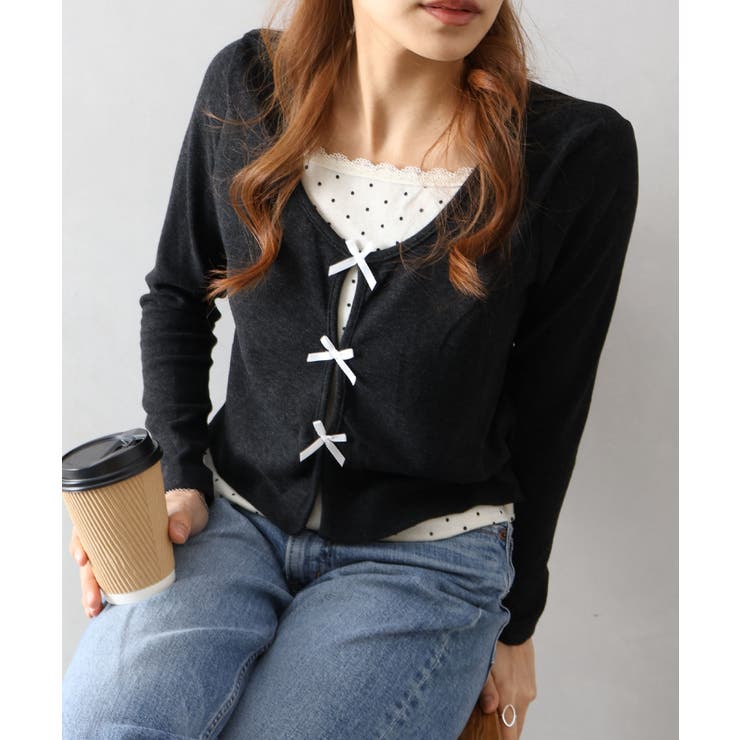 ドットインナーリボンフェイクレイヤード | SpRay | 詳細画像23 